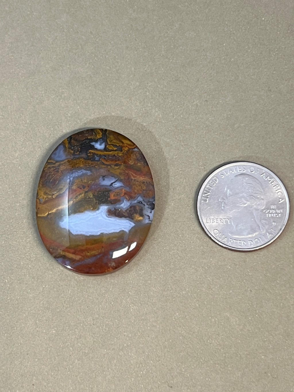 Agate Hill Jasp-agate Designer Cabochon