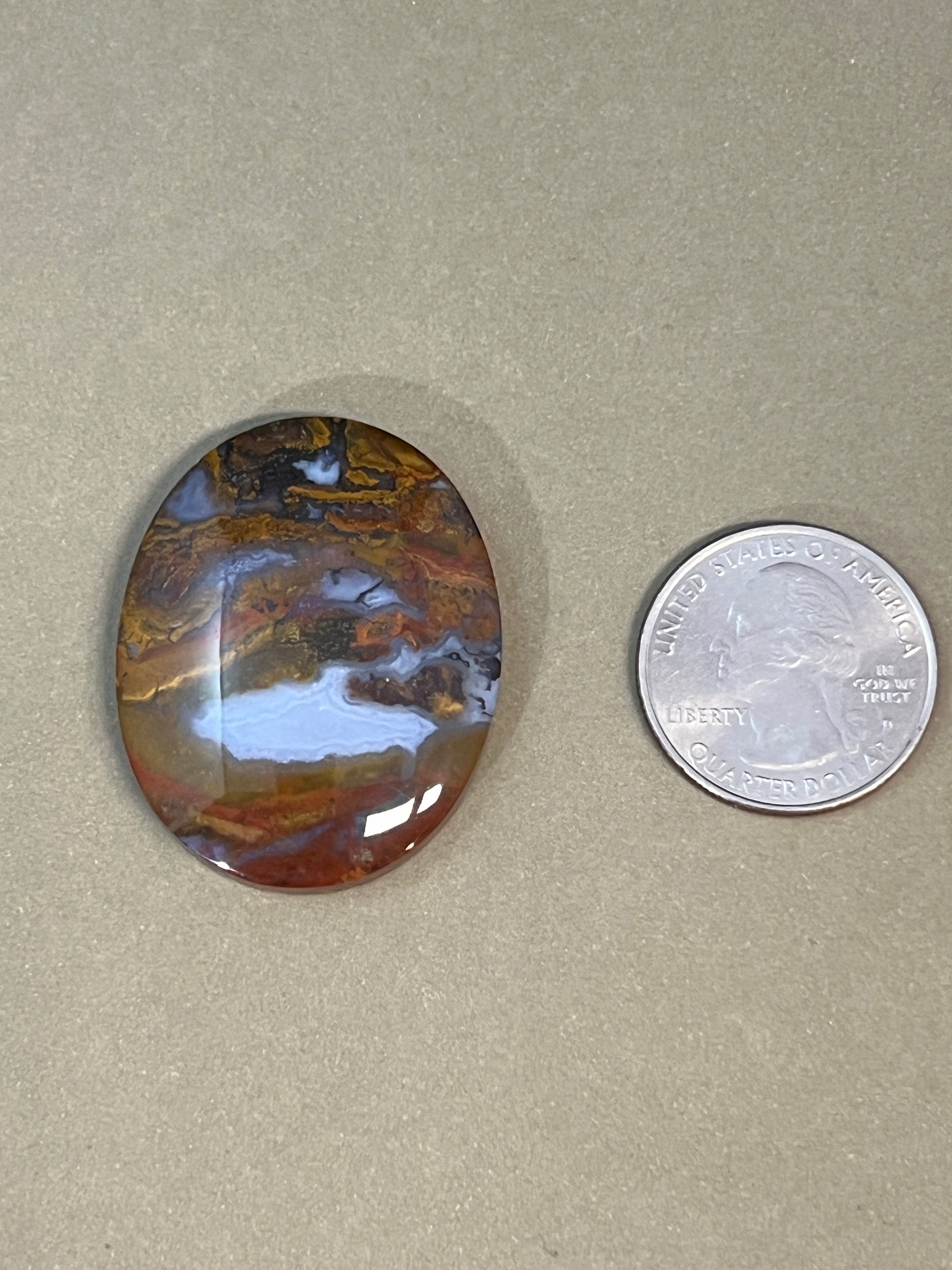 Agate Hill Jasp-agate Designer Cabochon
