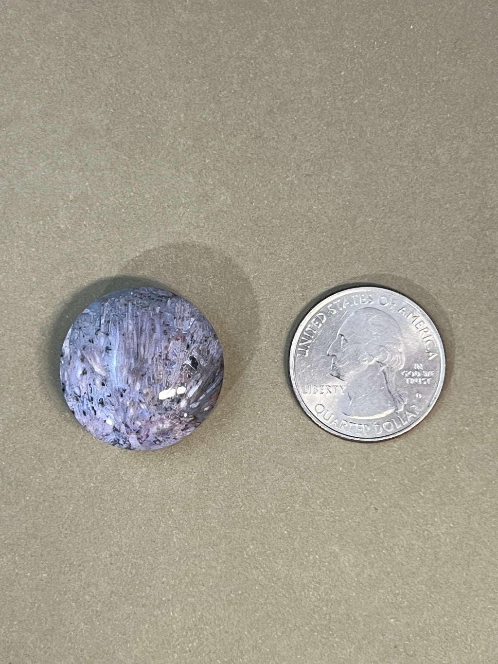 Artemisia Sagenite Designer Cabochon