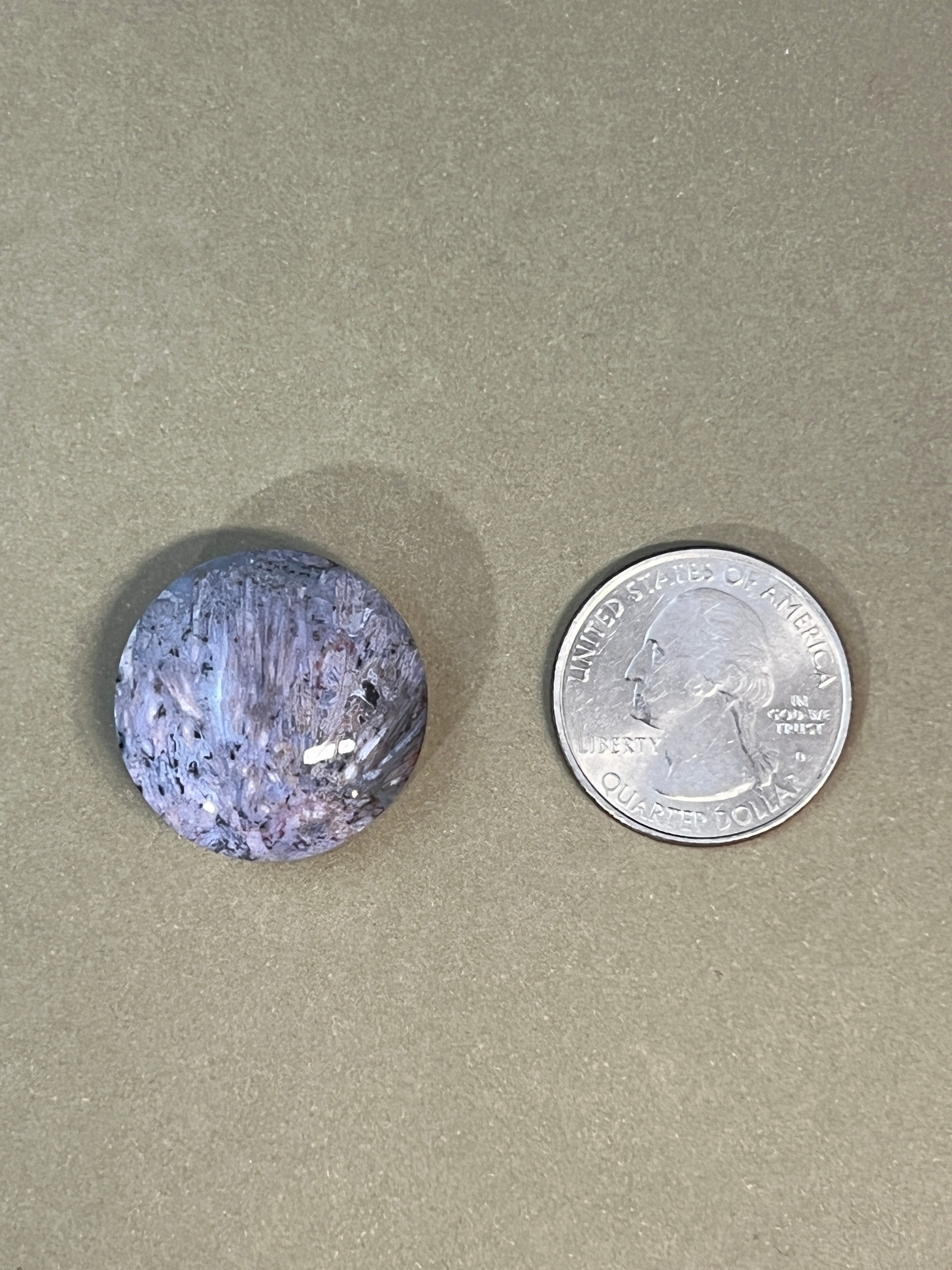 Artemisia Sagenite Designer Cabochon