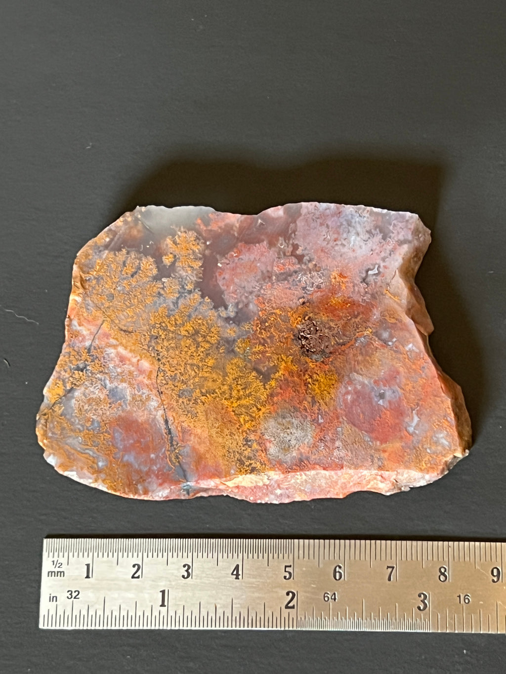 Agate Hill Plume Agate Slab