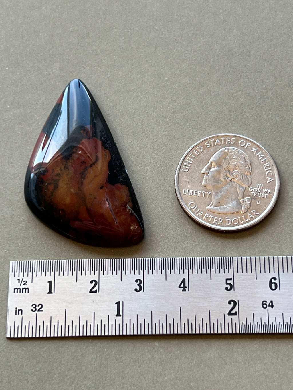 Misty Flame Designer Cabochon
