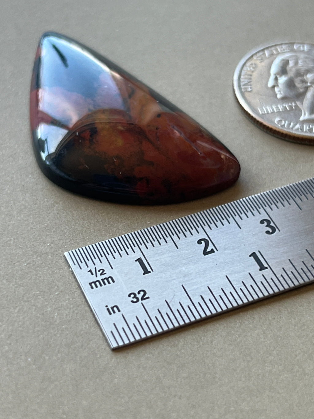Misty Flame Designer Cabochon