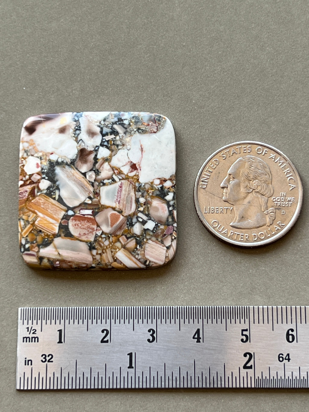 Brecciated Jasper Designer Cabochon