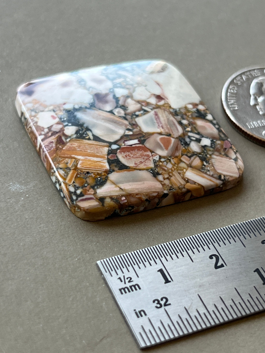 Brecciated Jasper Designer Cabochon