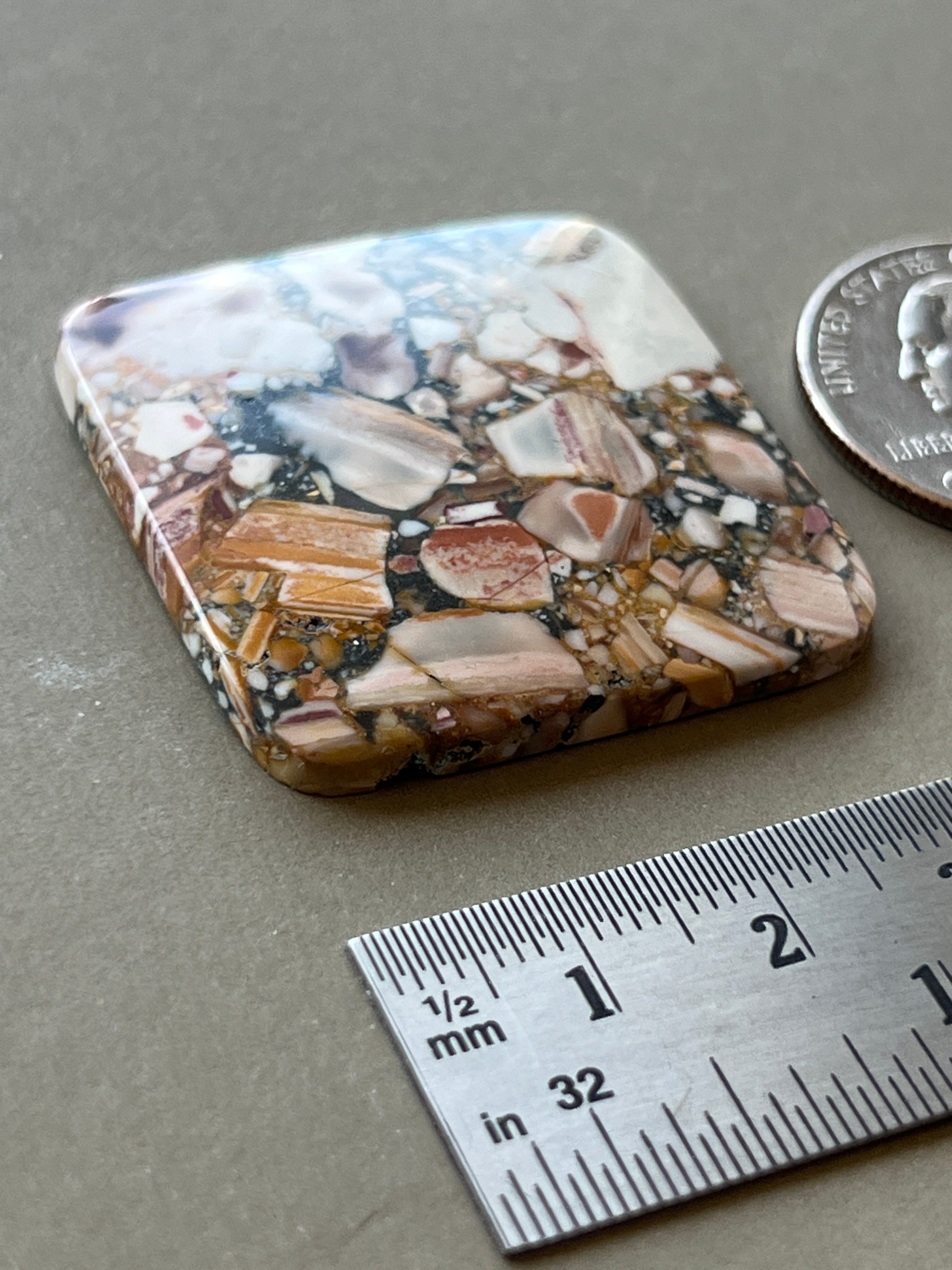 Brecciated Jasper Designer Cabochon