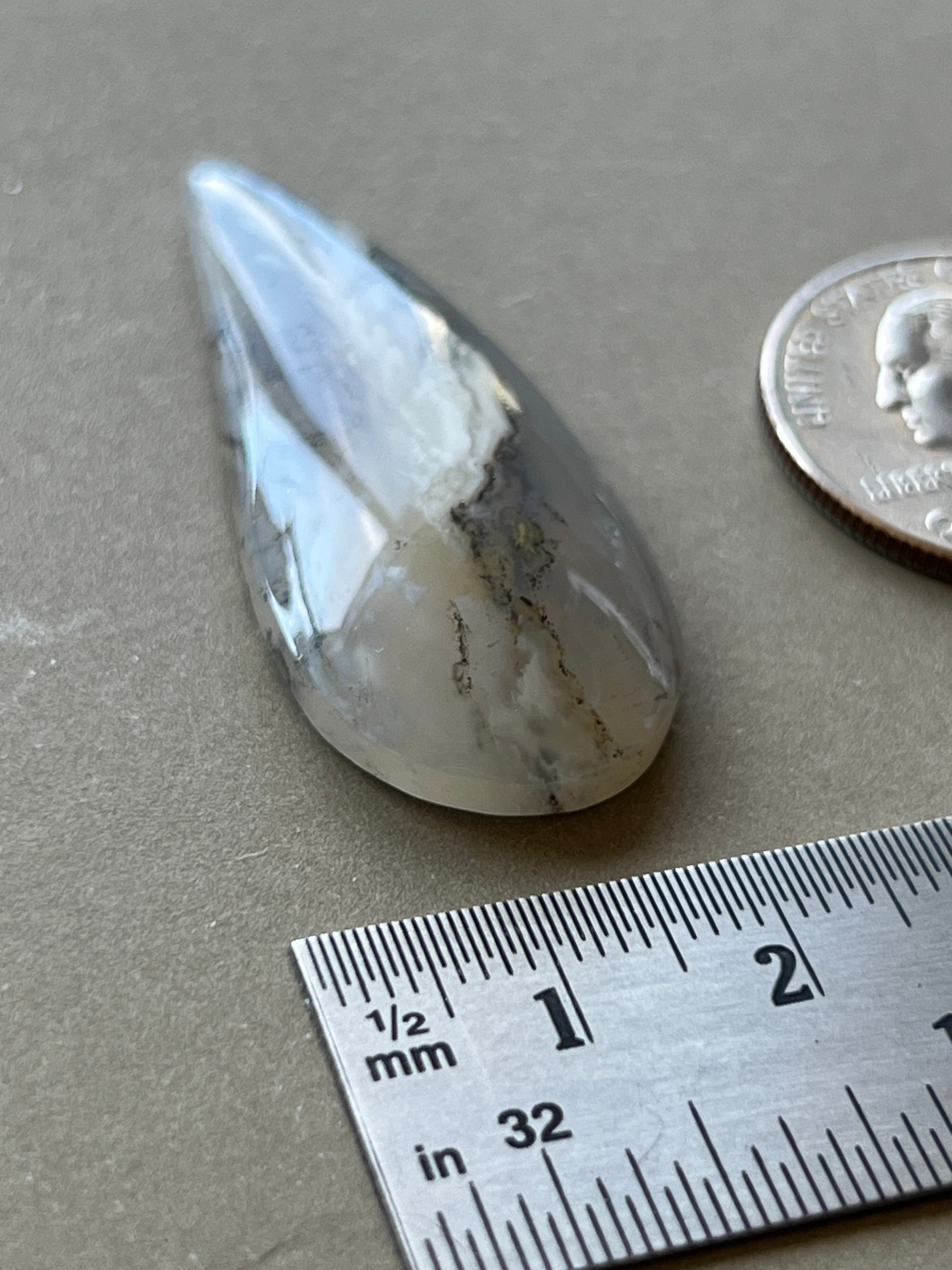 Graveyard Point Plume Designer Cabochon