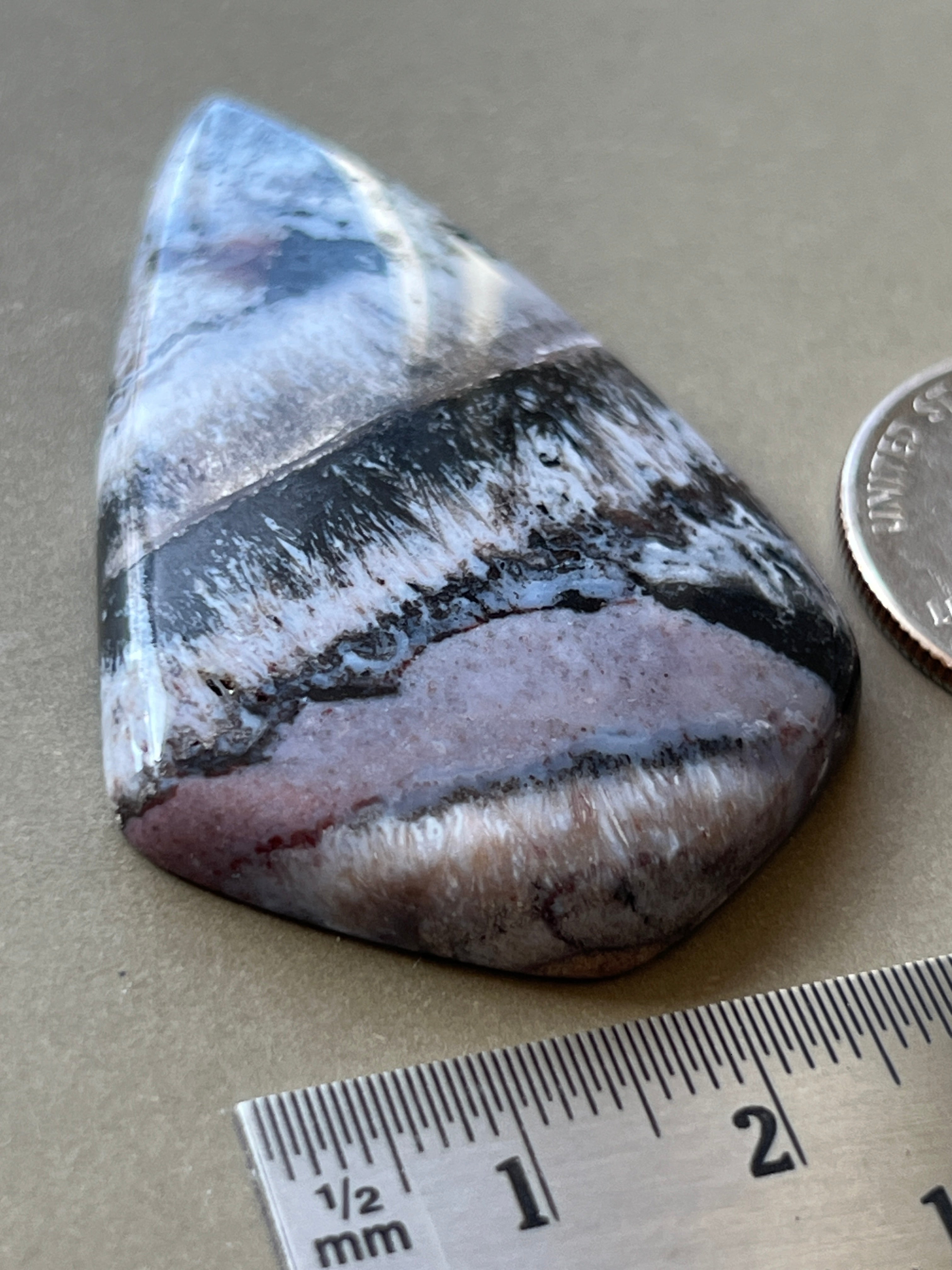 Artemisia Sagenite Designer Cabochon