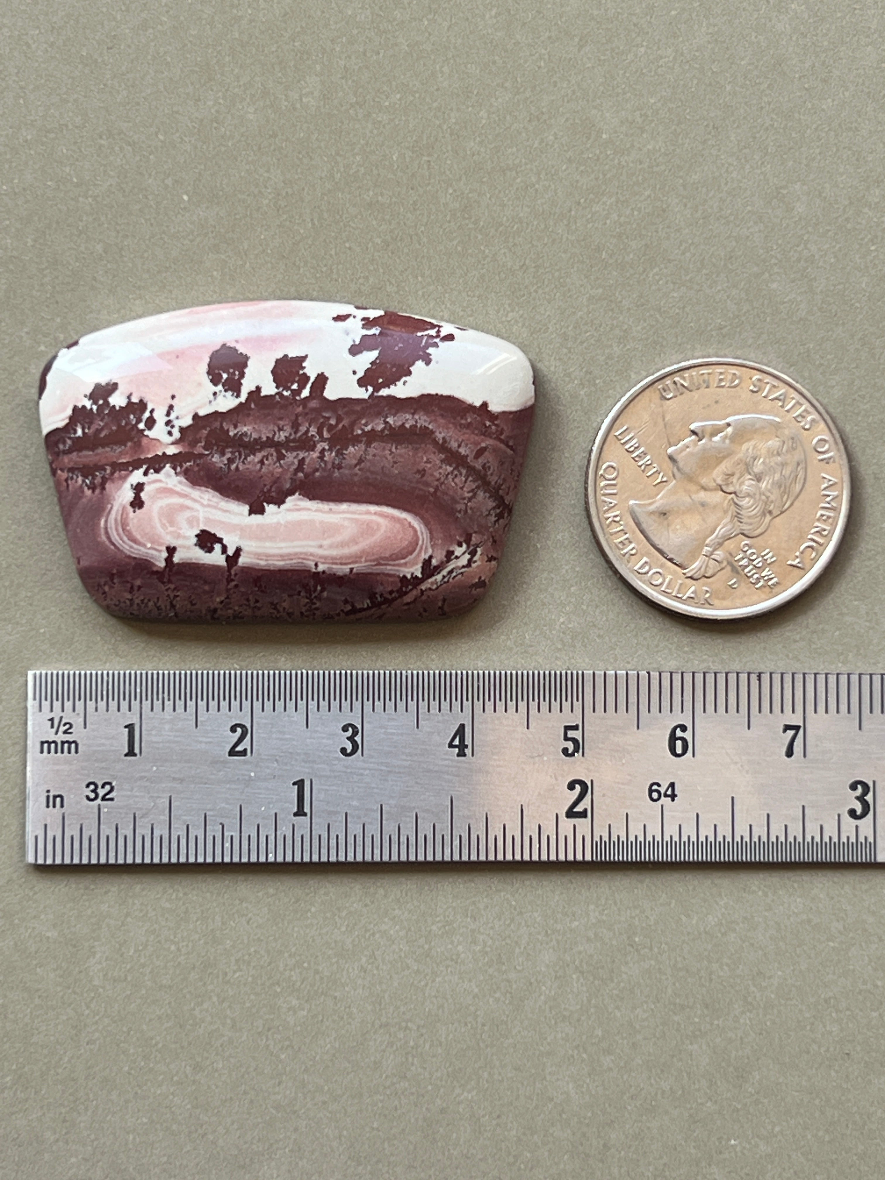 Dendritic Rhyolite Designer Cabochon