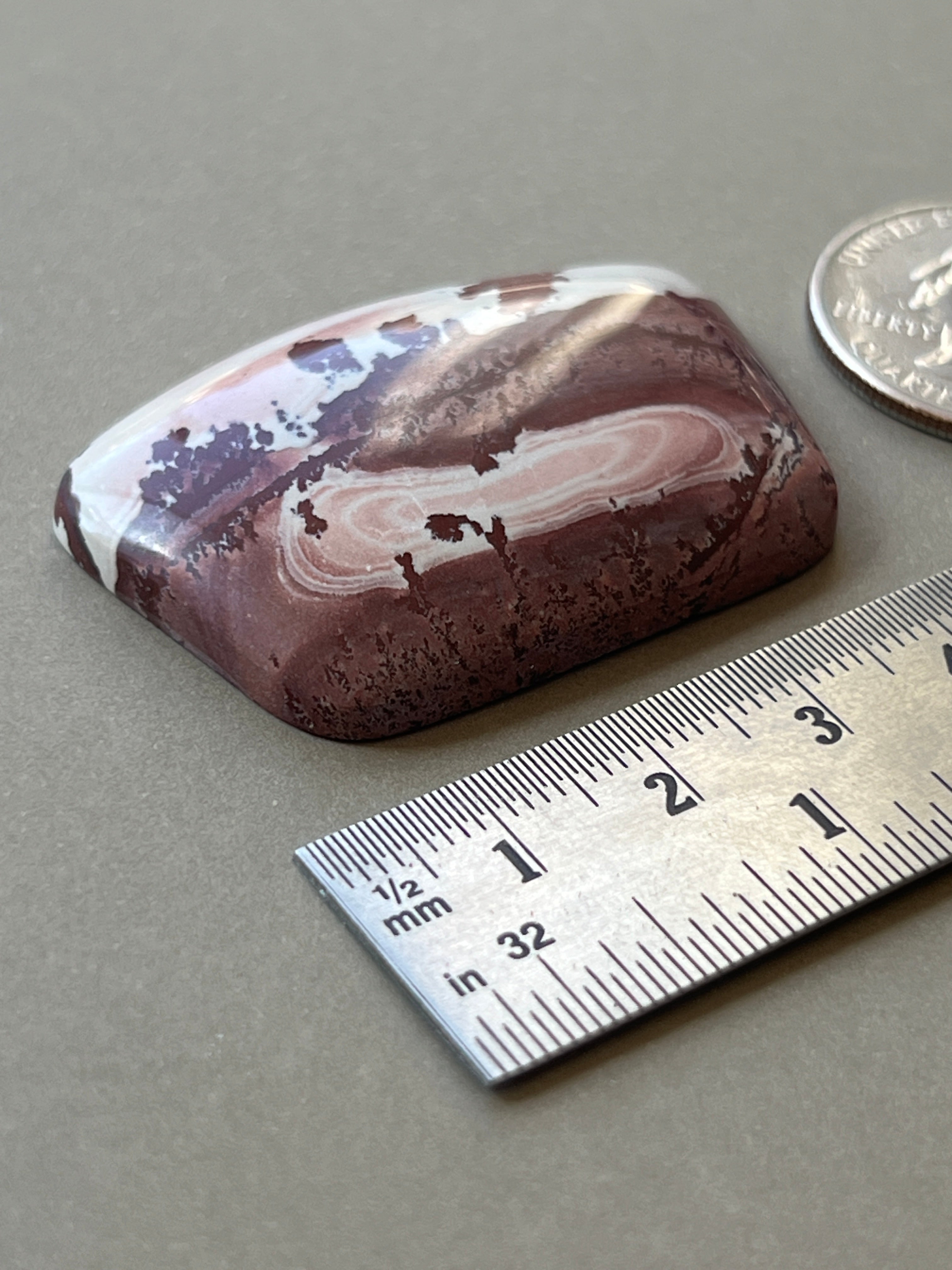 Dendritic Rhyolite Designer Cabochon