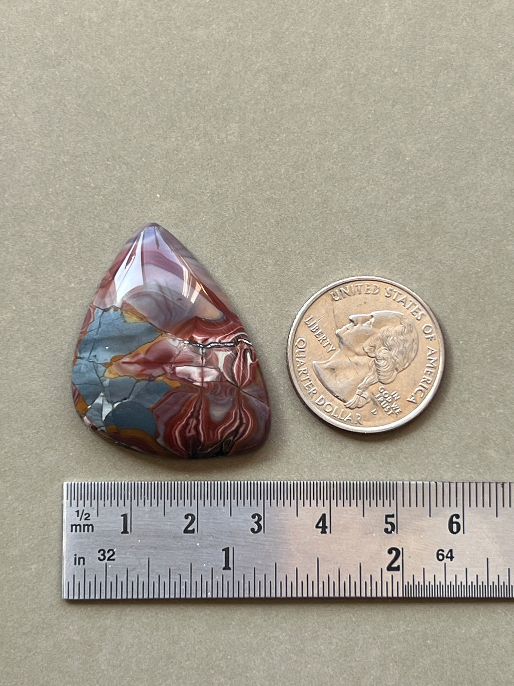 Mescalero Jasper Designer Cabochon