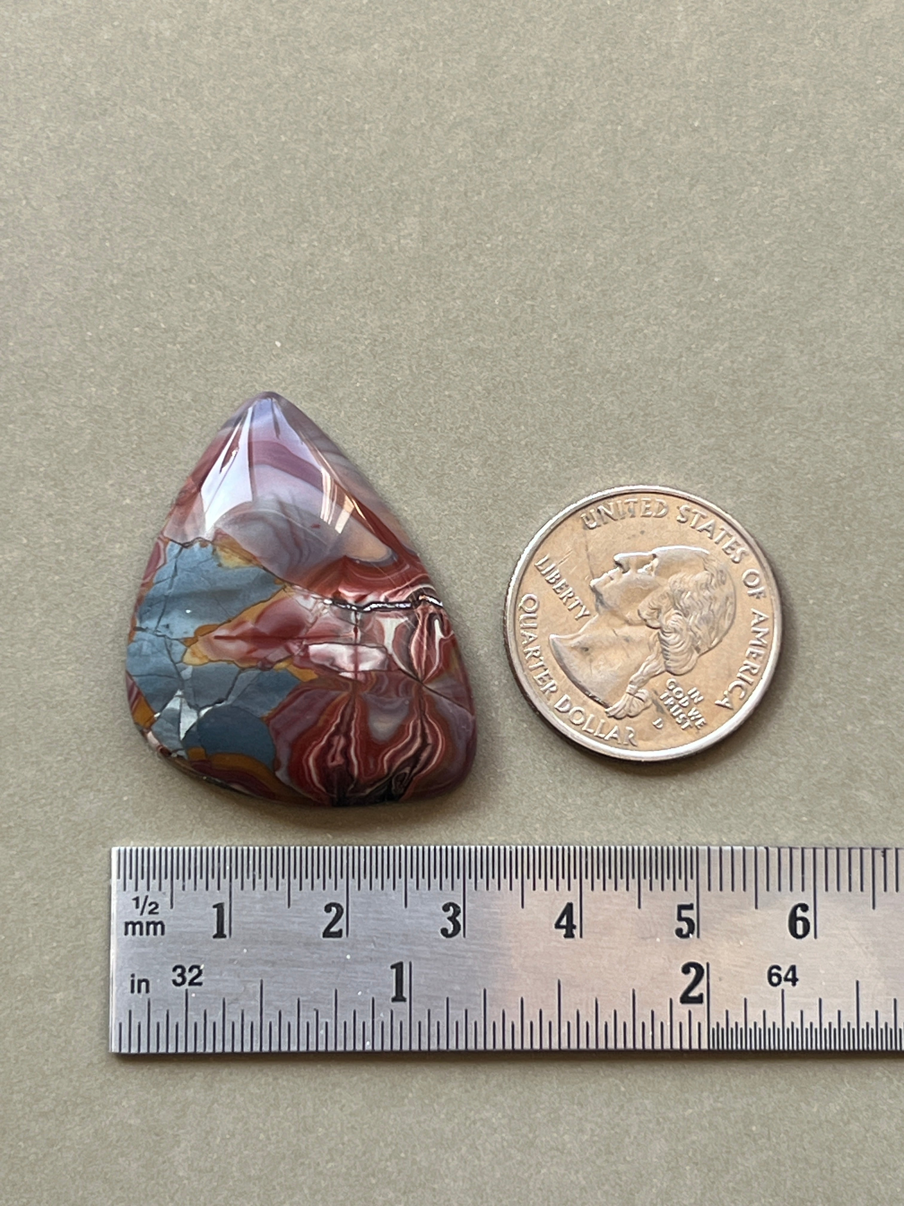 Mescalero Jasper Designer Cabochon