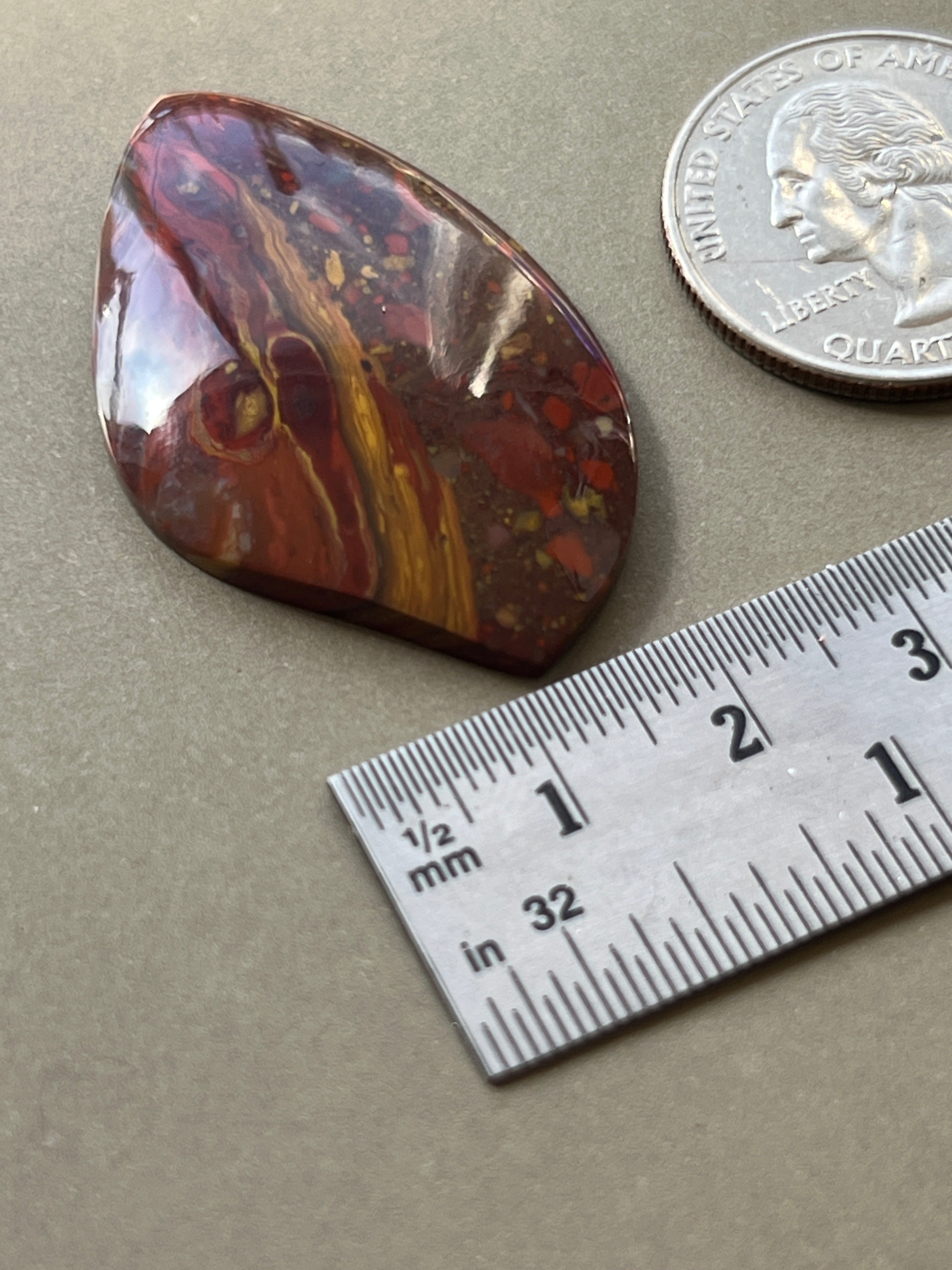 Confetti Jasper Designer Cabochon